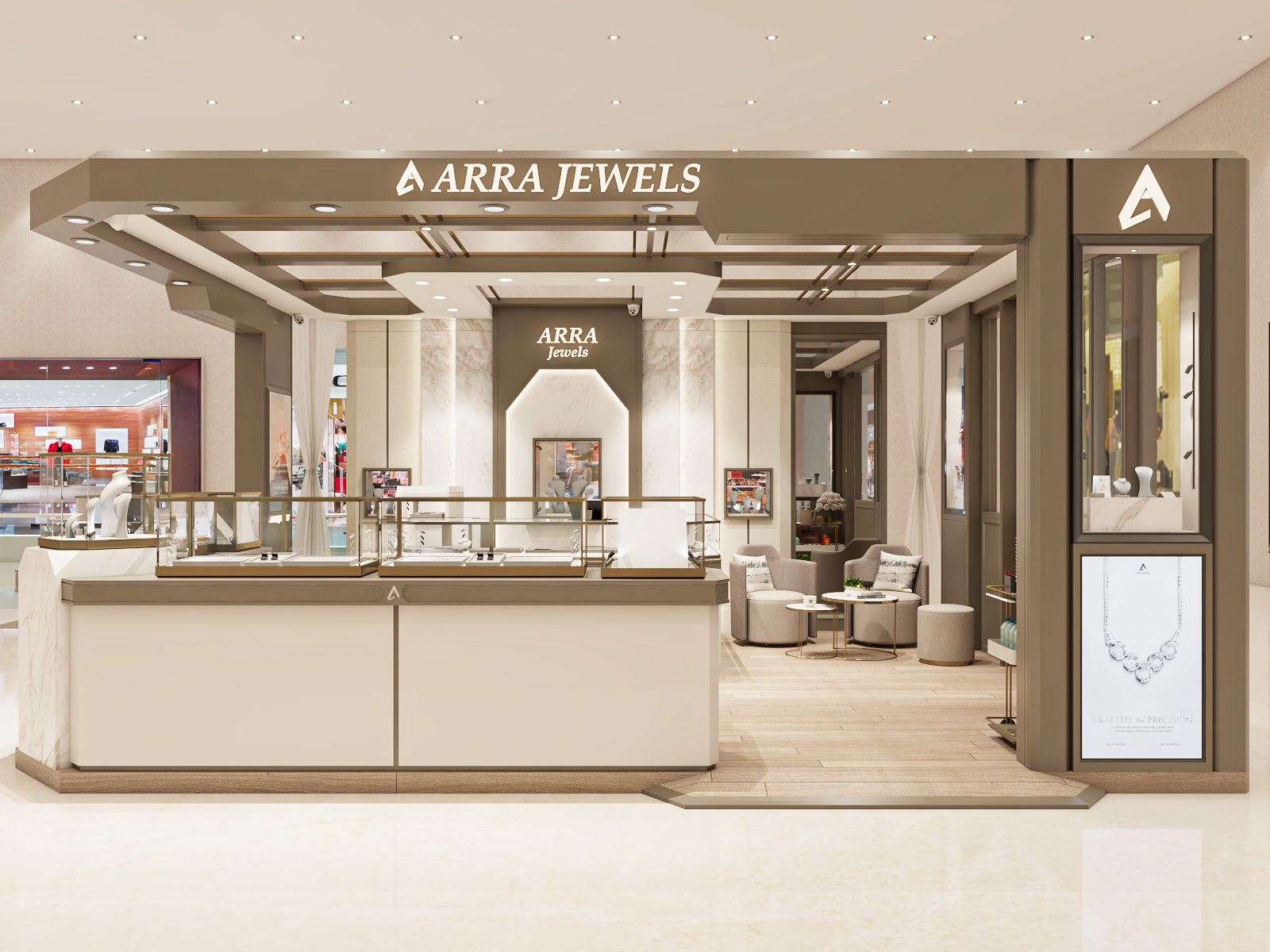 Arra Jewels, interior di Pacific Place, South Jakarta - Lagio.id