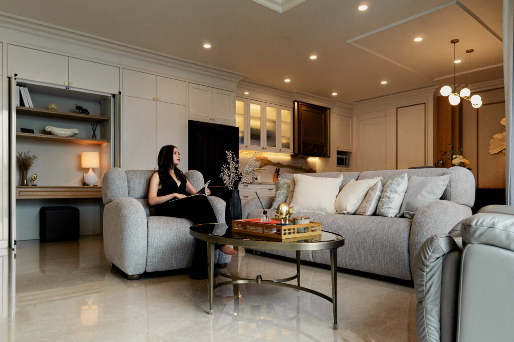 Project Mrs. A, interior di Kuningan, South Jakarta - Lagio.id