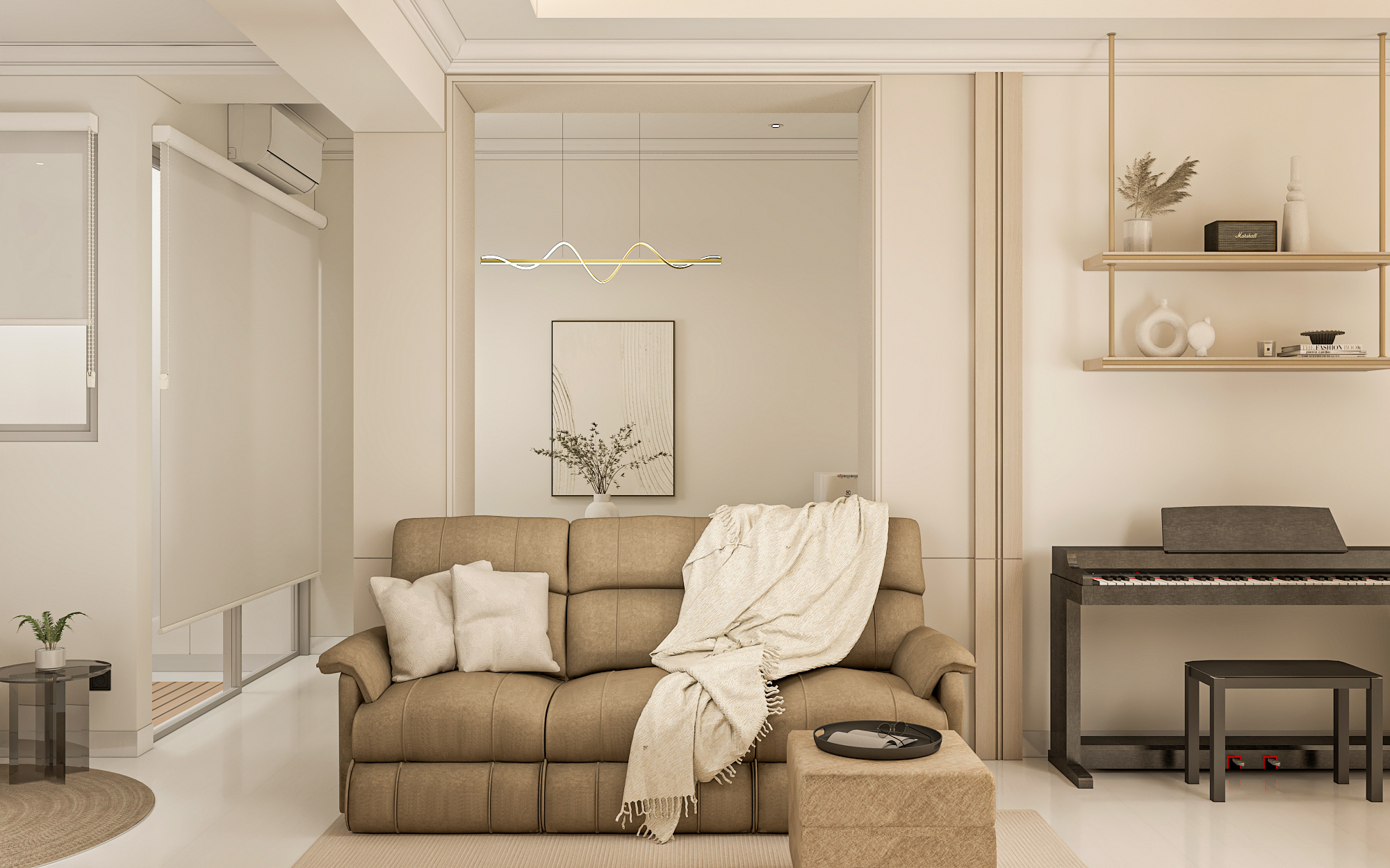 Mrs. A, interior di Bintaro, South Jakarta - Lagio.id